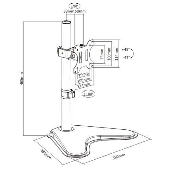 SOPORTE BRAZO PORTÁTIL ECONÓMICO FREESTAND – EH COLOMBIA