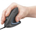 MOUSE ALÁMBRICO USB TRUST VERTO DISEÑO VERTICAL